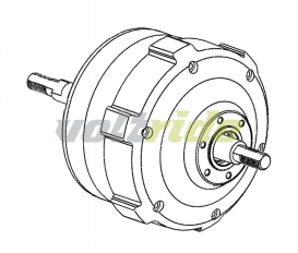 Dualtron X Front Motor Assembly