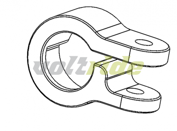 Dualtron Storm, Thunder, 3, Victor Folding Handle Clamp_R