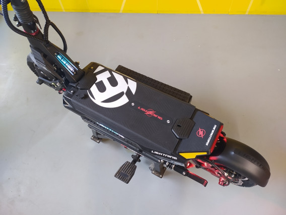 Bluetran lightning - ridden for 44 km