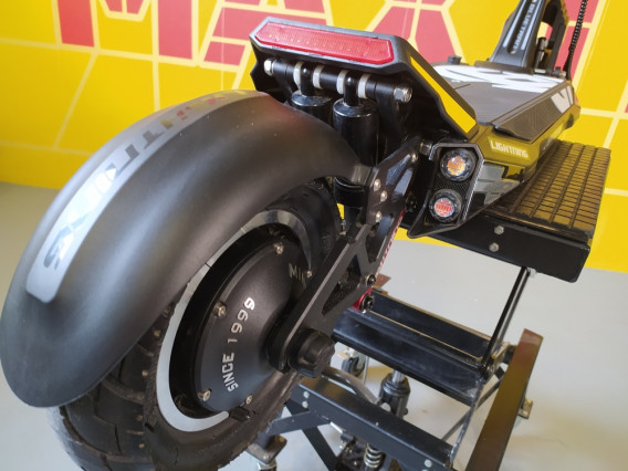 Bluetran lightning - ridden for 44 km